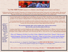 Tablet Screenshot of poleshift.org